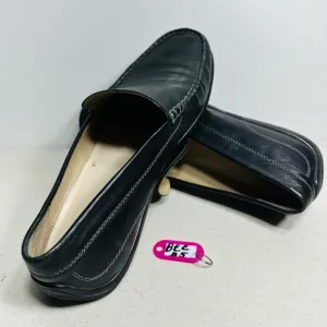 Ecco Classic Moc 2.0 Leather Slip-On Loafers Shoes Men's Size 45 Black Teacher