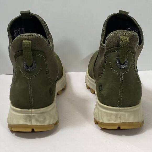 ECCO Exostrike Chelsea GTX Boot Womens US 9 EU 40 Olive Green Gore-Tex Leather