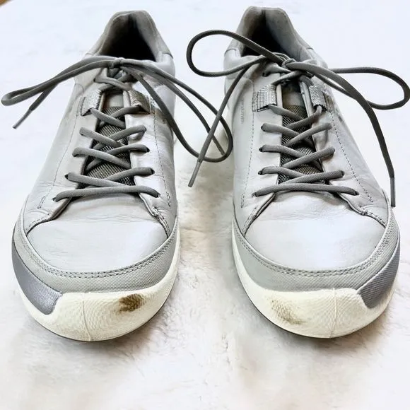 ECCO Mens Biom Hybrid 1 Hydromax Golf Shoes Gray Size 8 - 8.5 Spikeless Lace Up