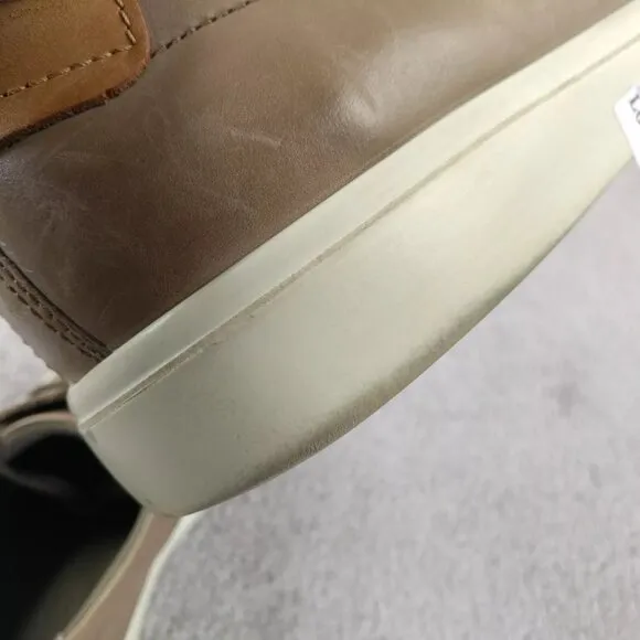 ECCO Soft 8 Mens 43 EU Shoes Low Top Leather Comfort Sneakers Brown Lace Up