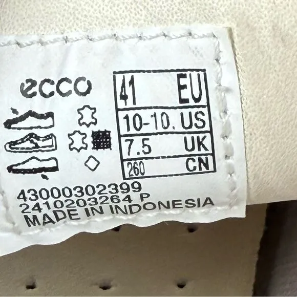 ECCO Soft 7 Women's Nubuck pink Sneaker shoes size 10