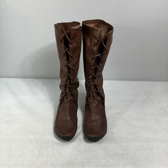 Eddie Bauer Boots Size 9.5 Women's Moccasin Shoes Brown Soft Lace…