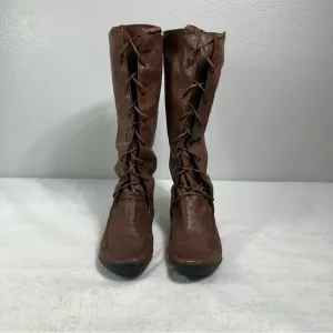 Eddie Bauer Boots Size 9.5 Women's Moccasin Shoes Brown Soft Lace…