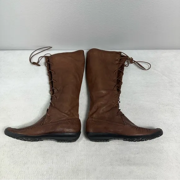 Eddie Bauer Boots Size 9.5 Women's Moccasin Shoes Brown Soft Lace…