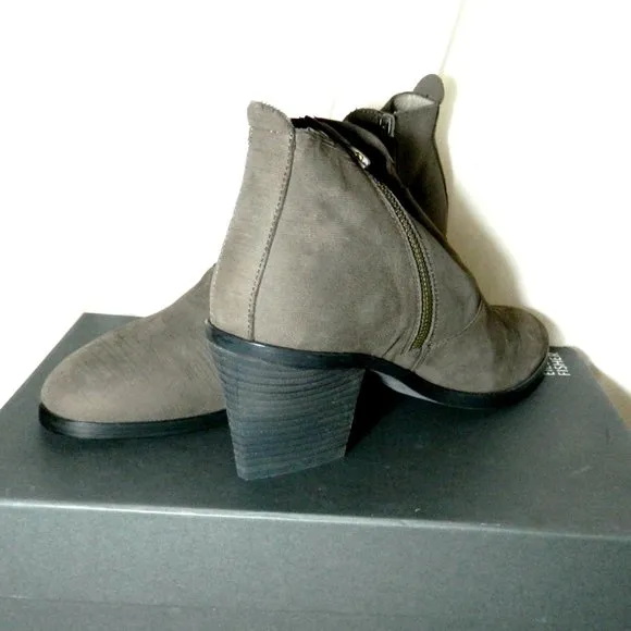 Eileen Fisher $275 Murphy Storm Intaglio Nubuck