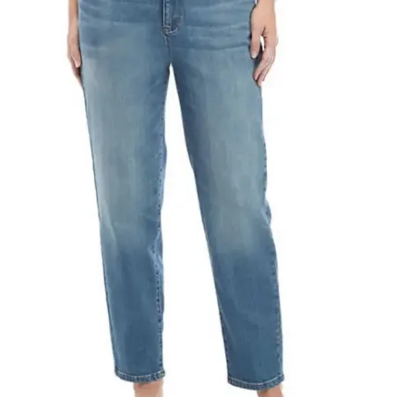 EILEEN FISHER  SOFT BLUE ANKLE JEANS ORGANIC COTTON DENIM BRAND NEW!