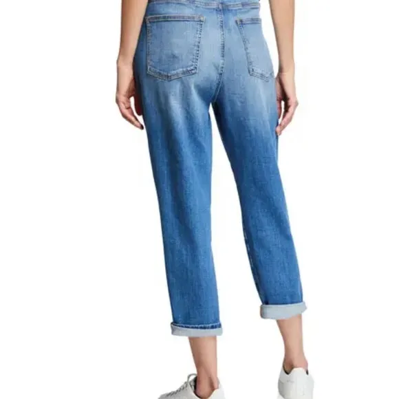 EILEEN FISHER  SOFT BLUE ANKLE JEANS ORGANIC COTTON DENIM BRAND NEW!
