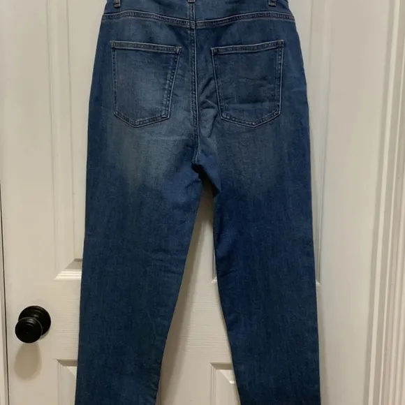 EILEEN FISHER  SOFT BLUE ANKLE JEANS ORGANIC COTTON DENIM BRAND NEW!