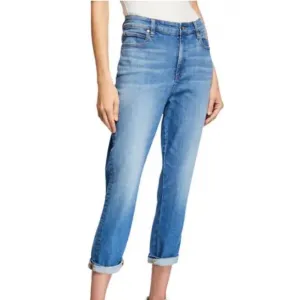 EILEEN FISHER  SOFT BLUE ANKLE JEANS ORGANIC COTTON DENIM BRAND NEW!