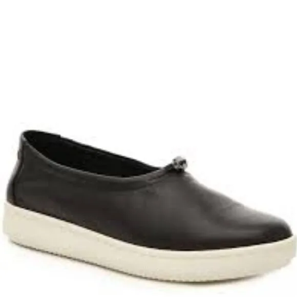 Eileen Fisher Sydney Slip On Leather Woman Shoes Size 8