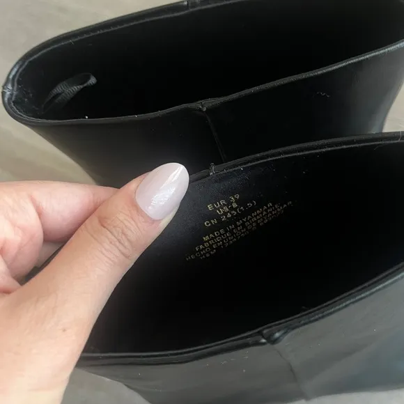 Elegant Black Ankle Boots H&amp;M
