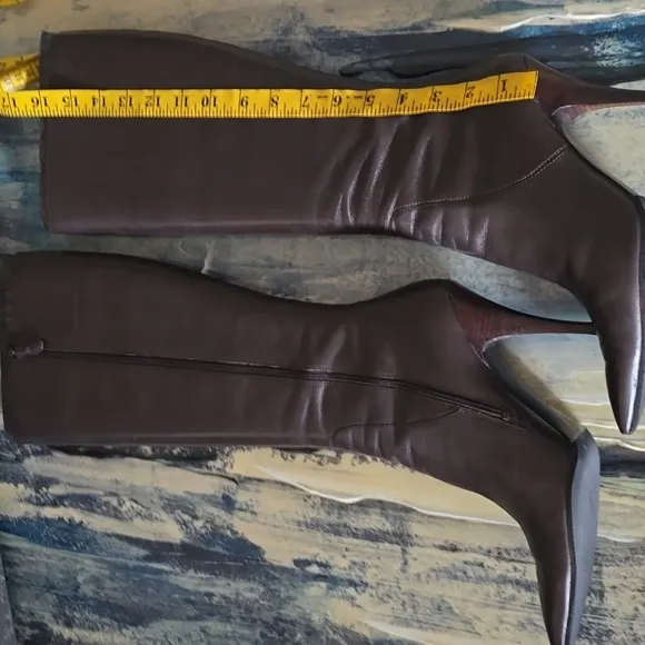 Elegant Chocolate Brown  Knee-High Boots 8