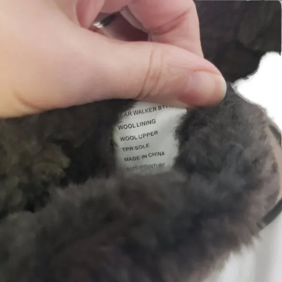 EMU Australia Bear Walker wool baby boots size 18 24 months brown