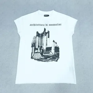 Enfants Riches White Boat Pattern Short Sleeves