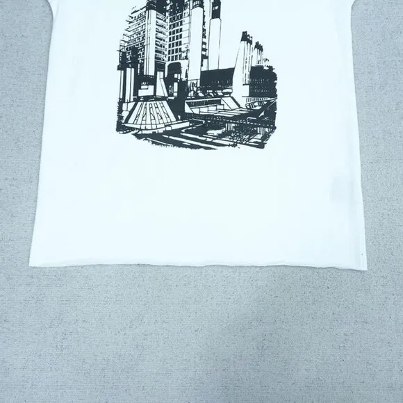 Enfants Riches White Boat Pattern Short Sleeves