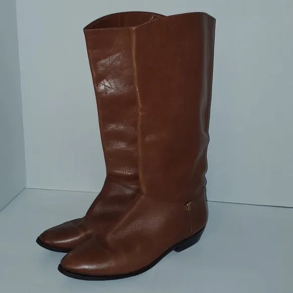 Etienne Aguilar Brown Leather Boots Size 9.5