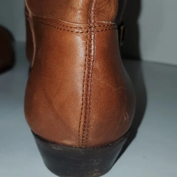 Etienne Aguilar Brown Leather Boots Size 9.5