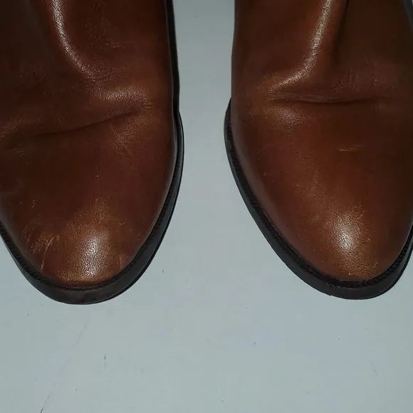 Etienne Aguilar Brown Leather Boots Size 9.5