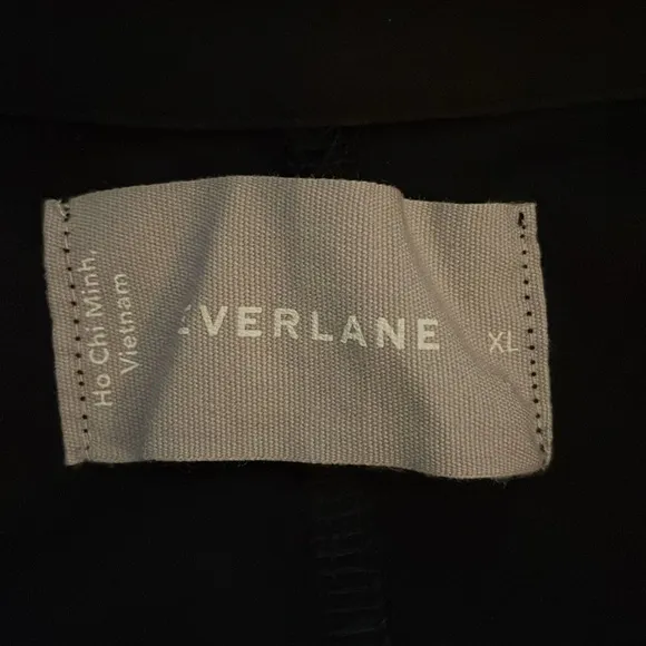 Everlane  Black Luxe Cotton Shirtdress (Size XL) - Excellent Condition