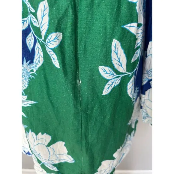 Farm Rio Soft Garden Puff-Sleeve Mini Dress
