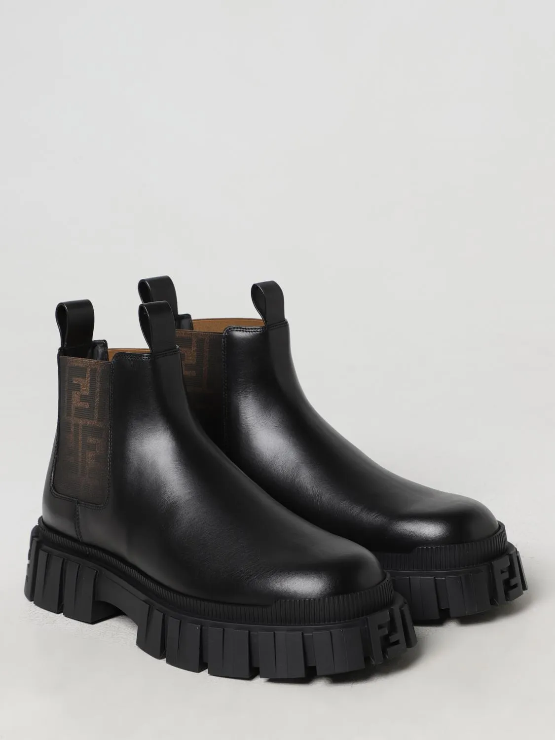 Fendi Boots Men Black
