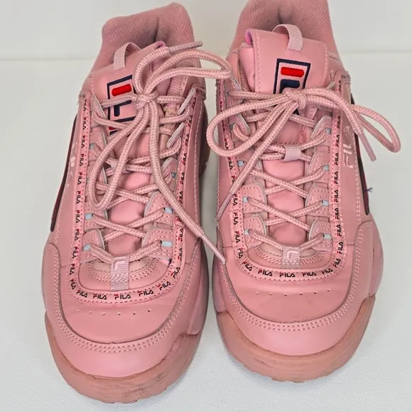 Fila Disruptor 2 Pink Sneakers with Chunky Sole