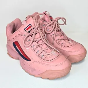 Fila Disruptor 2 Pink Sneakers with Chunky Sole