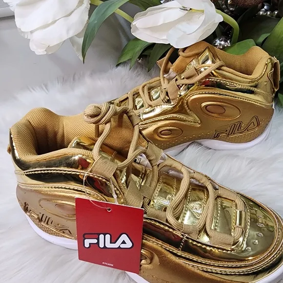 Fila Grant Hill 3 Metallic Shoes Women7 new
