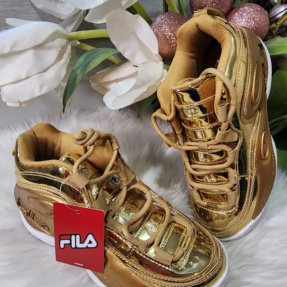 Fila Grant Hill 3 Metallic Shoes Women7 new