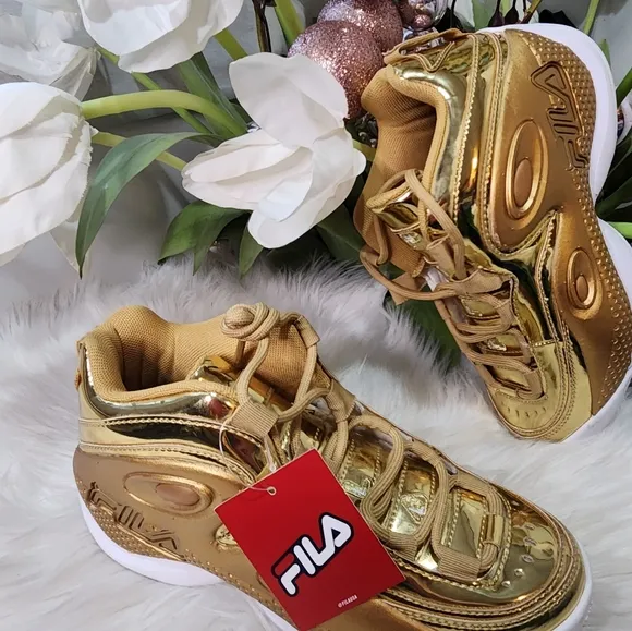 Fila Grant Hill 3 Metallic Shoes Women7 new