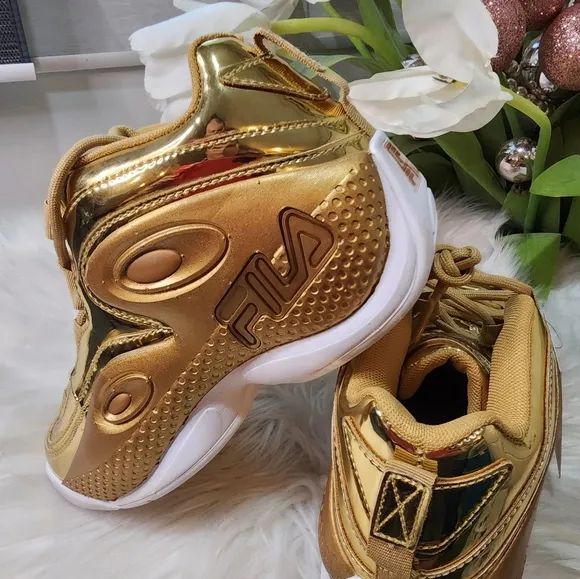 Fila Grant Hill 3 Metallic Shoes Women7 new
