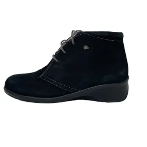 Finn Comfort Boots NWOT Ankle Booties Black Nubuck Leather Mostar US Women’s 7