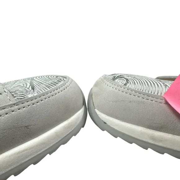 Finn Comfort Pordenone Ecru Laced Silver Walking Sneakers UK 7.5 /US 9.5 EUC/GUC