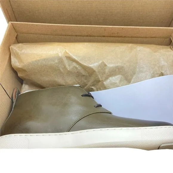 Fitflop Men's Zackery AA9-779 Forest Green Leather Lace Up Chukka Boots size 9