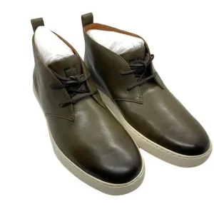 Fitflop Men's Zackery AA9-779 Forest Green Leather Lace Up Chukka Boots size 9