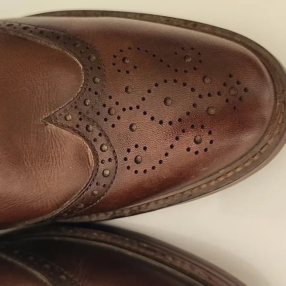 Flag Ltd Nappa Glove made in Brazil brown leather mens boots sz 10.5
