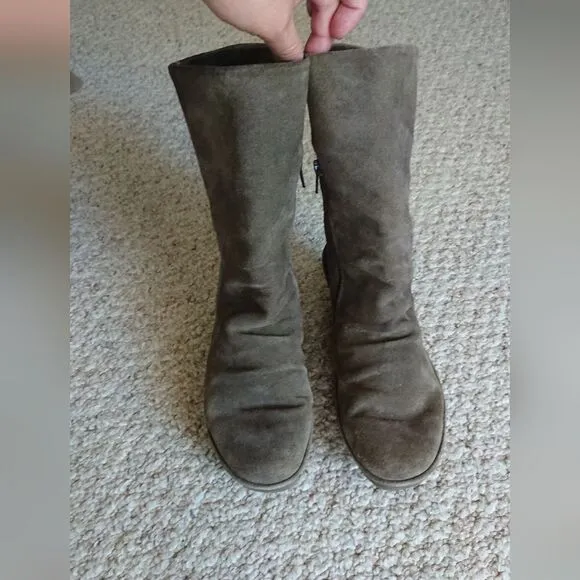 Fly London suede Ankle Boots in Army green size 38.5