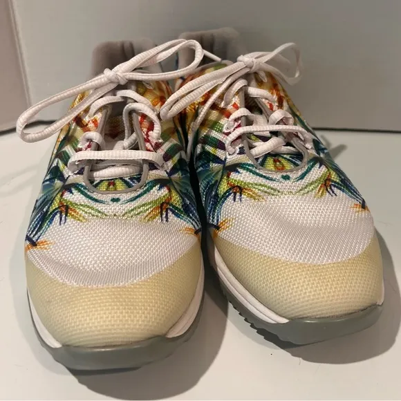 Footjoy Leisure Spikeless Floral Tropical Design Lace Up Women’s Golf‎ Shoes 7.5