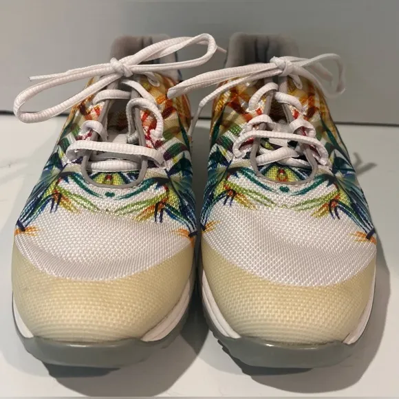Footjoy Leisure Spikeless Floral Tropical Design Lace Up Women’s Golf‎ Shoes 7.5