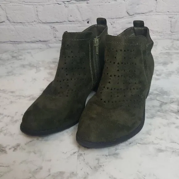 Forest Green Ingaro Shoes Size 8