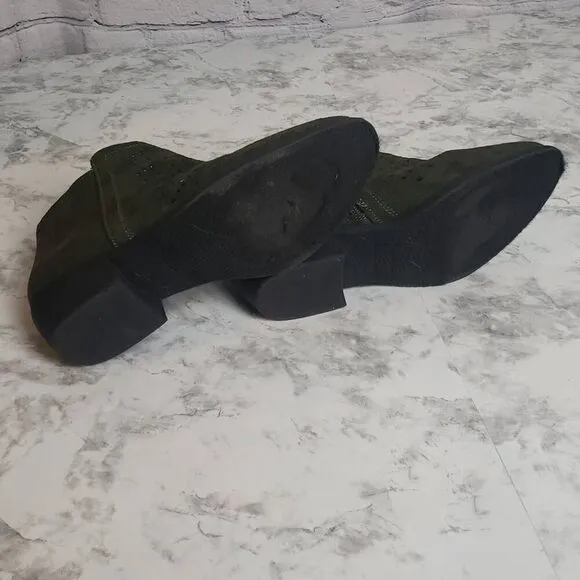 Forest Green Ingaro Shoes Size 8