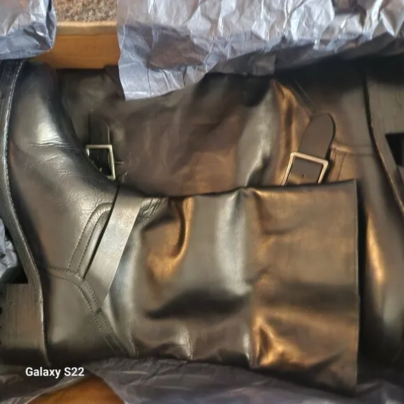 Free People &quot;Ride or Die&quot; Engineer Boots. Brand new in box. Size 9.5