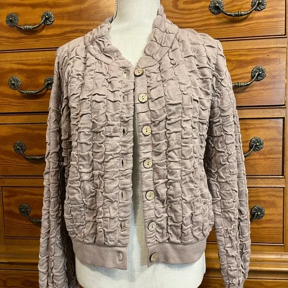 FREE PEOPLE Beach Button Down Cardigan Size Medium NWT