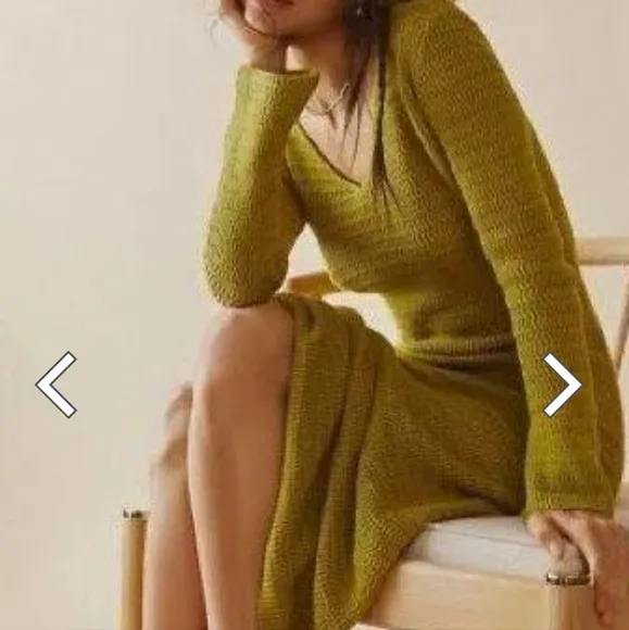 Free People Beach Colbie Fauxchet Maxi Sweater Dress