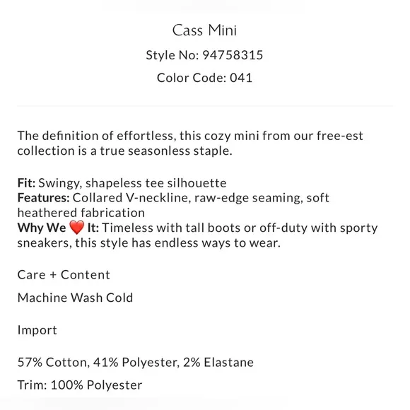 Free People Cass Mini