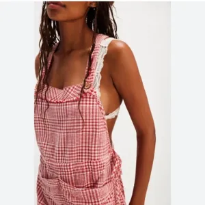 Free People Chrissie Mini Skirtall Red White Checkered XS classic gingham print