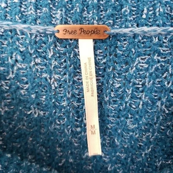 Free People Edessa in Blue Sweater Size Medium