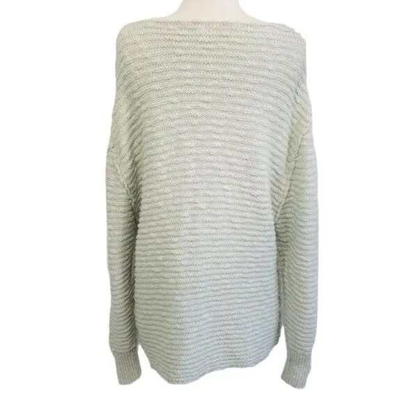 Free People NWT Menace Pullover Tunic Sweater in Moss Mint Green Womens Size XS