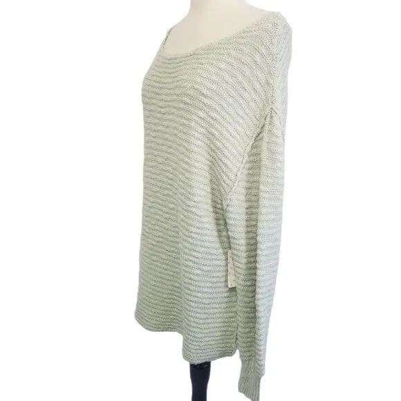 Free People NWT Menace Pullover Tunic Sweater in Moss Mint Green Womens Size XS