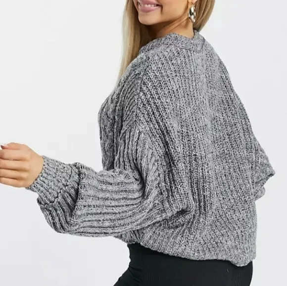 FREE PEOPLE On Your Side Crop Pullover Sweater